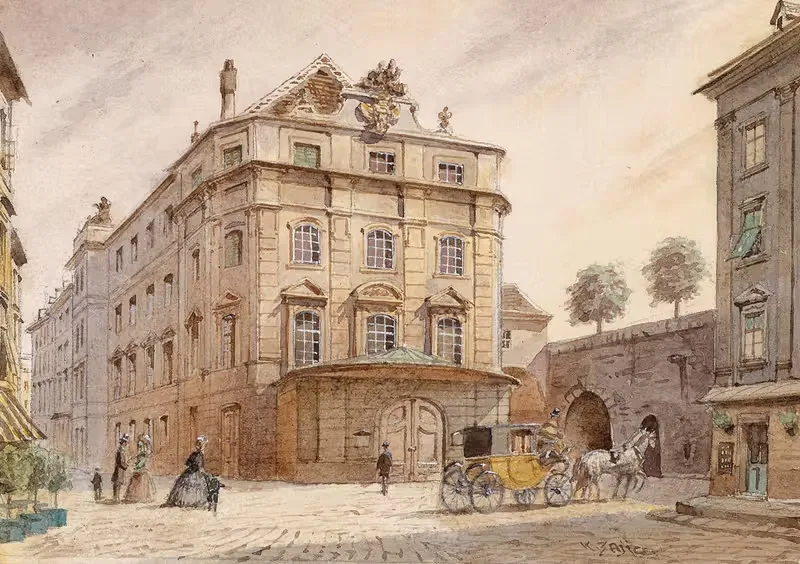Kärtnertortheater by Karl Wenzel Zajicek — digital art print download