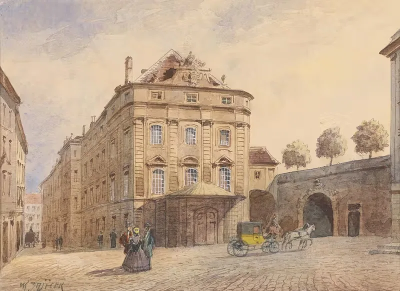 Kärtnertortheater by Karl Wenzel Zajicek — digital art print download