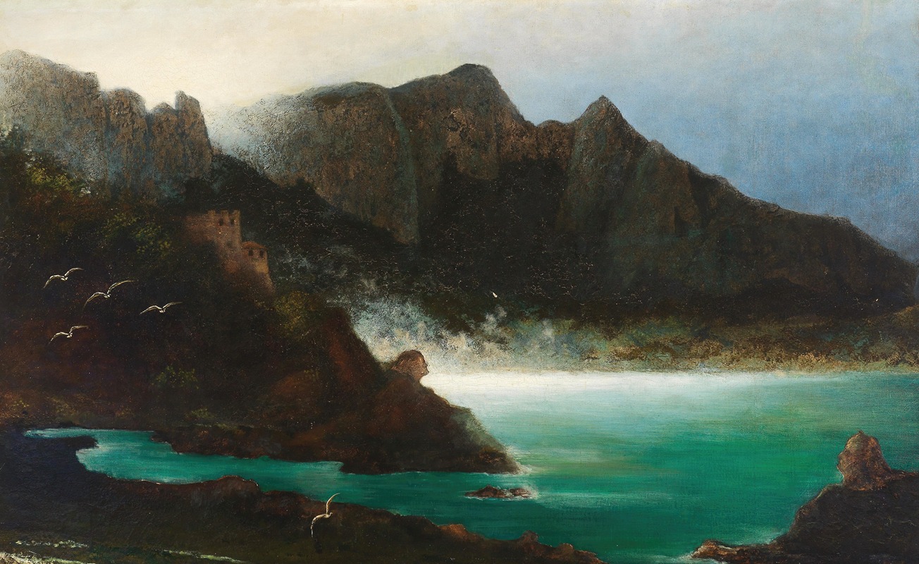Solitude by Karl Wilhelm Diefenbach — digital art print download