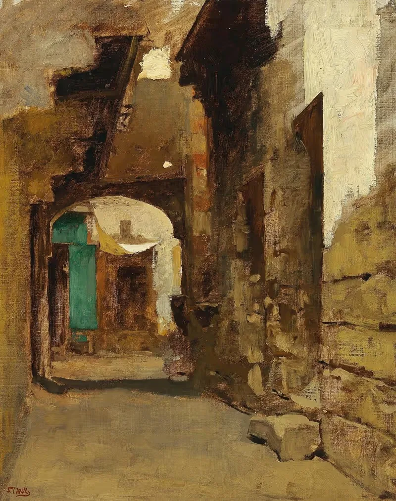 Oriental Street by Leopold Carl Müller — digital art print download