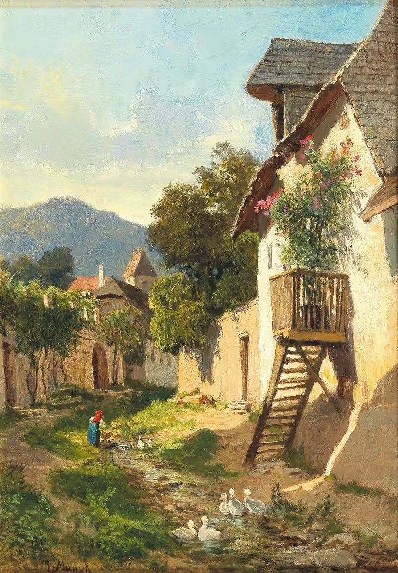 Scene of the Wachau — Leopold Munsch