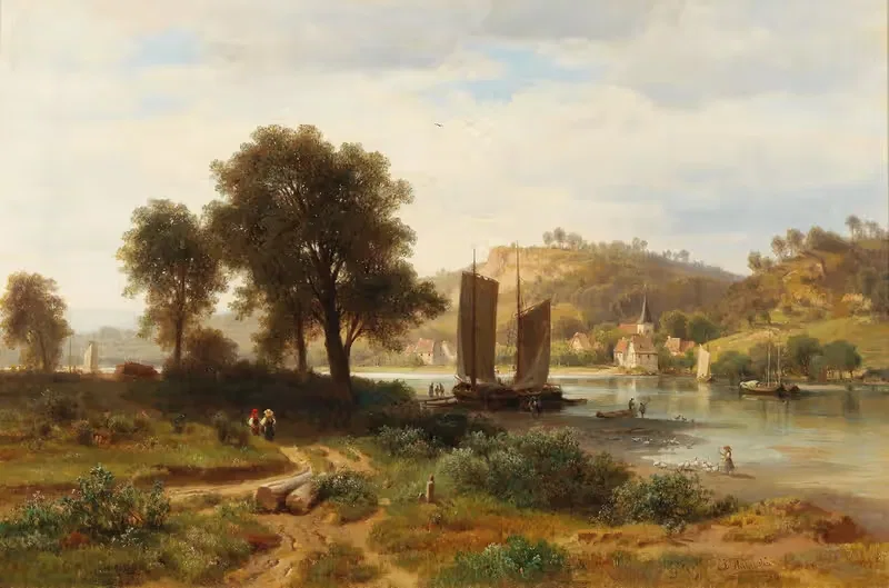 Dorf am Main, bei Würzburg — Ludwig Halauska