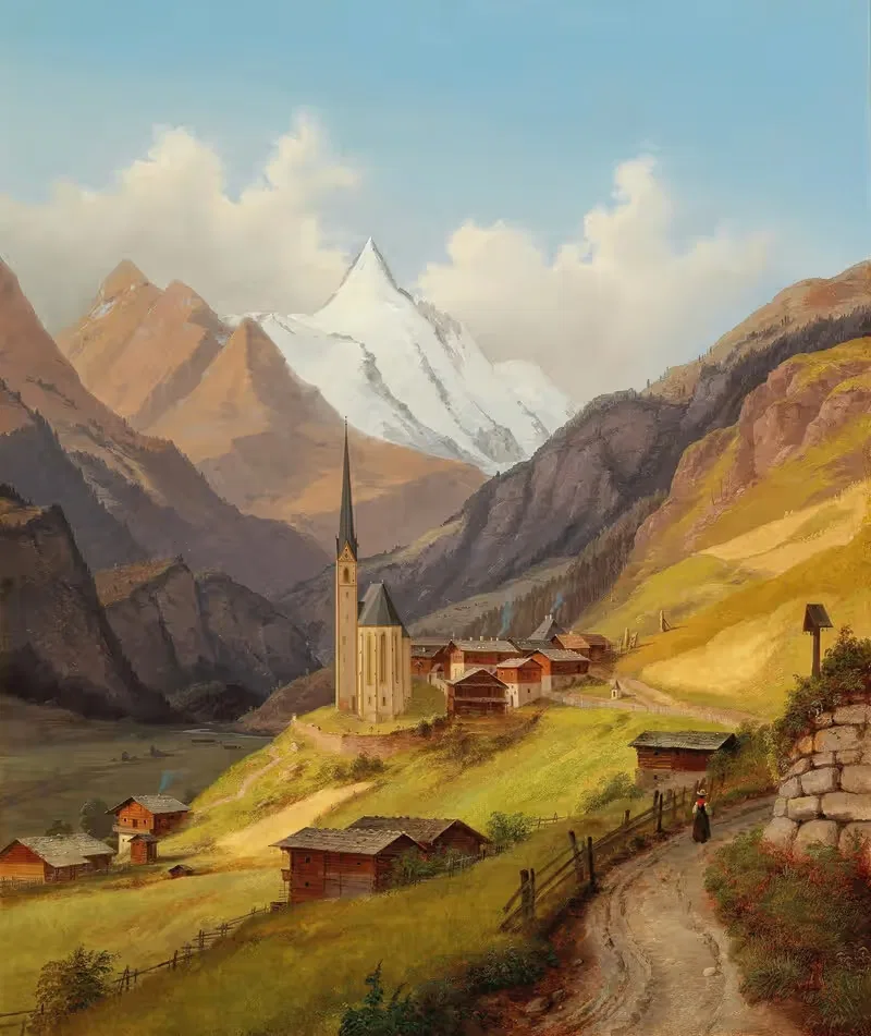 Heiligenblut with a View of Grossglockner — Markus Pernhart