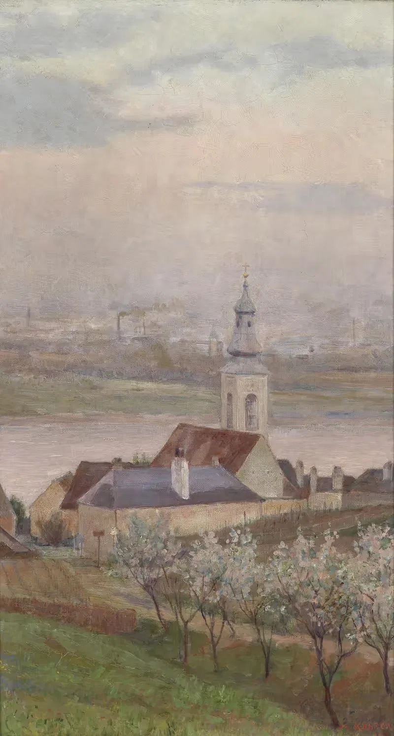Kahlenberger Dörfl by Max Kahrer, 1903 — digital art print download