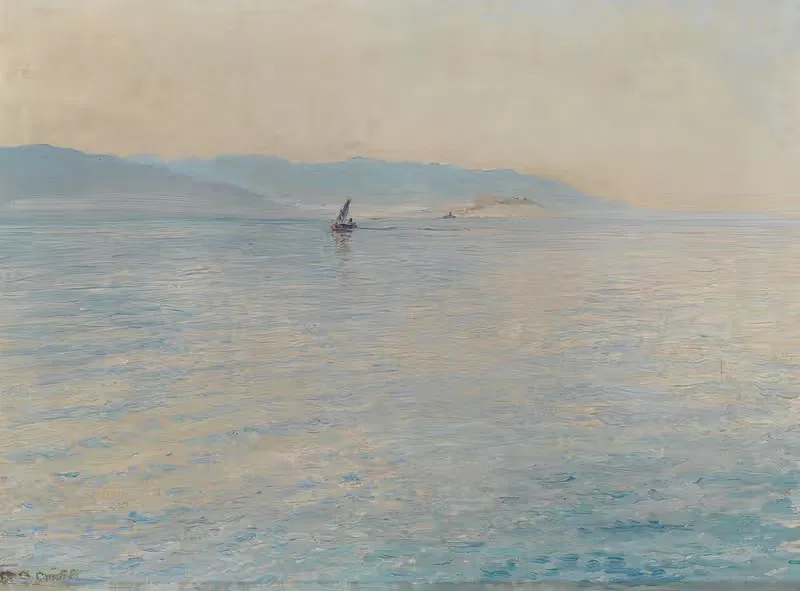 Спокойное море, Бонака by Менци Клемент Црнчич — digital art print download