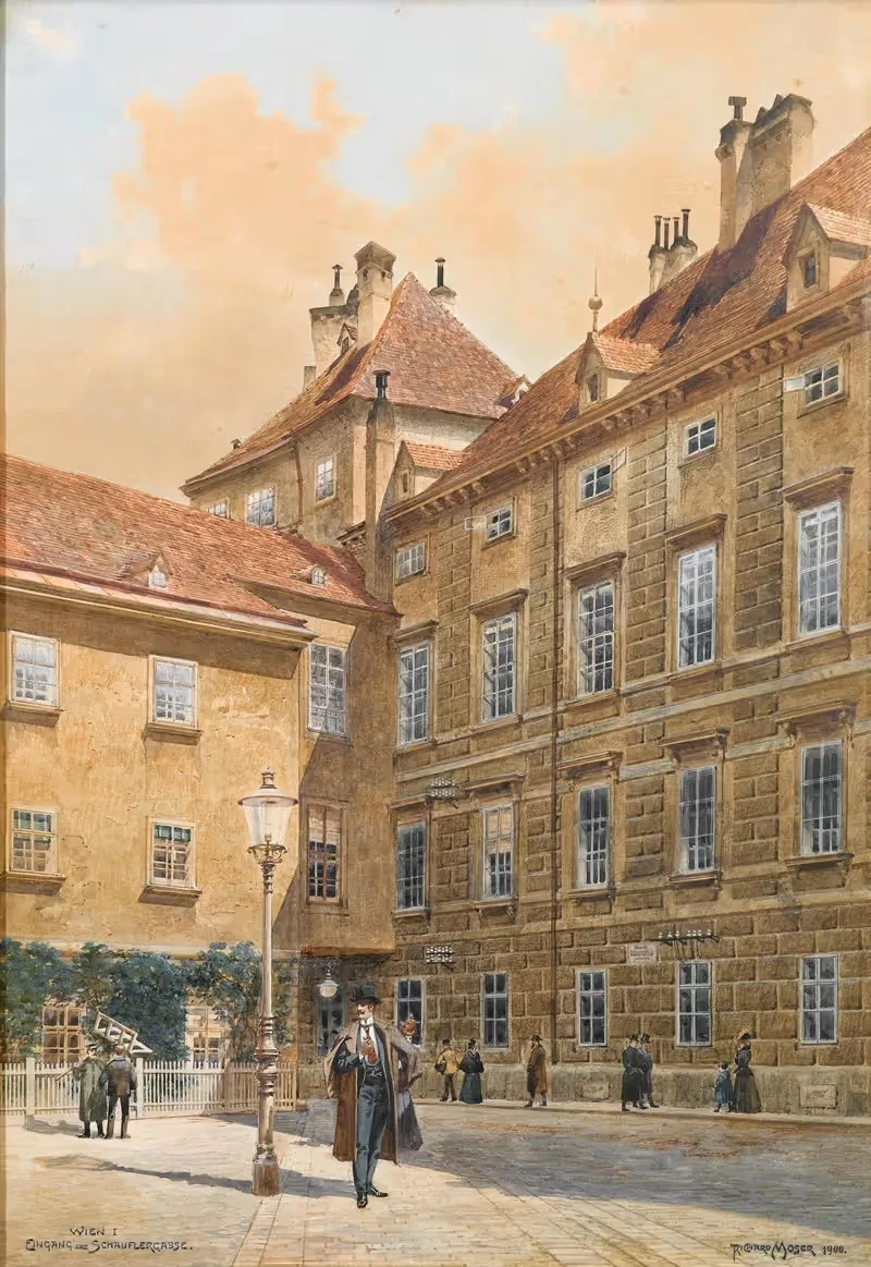 Eingang zur Schauflergasse Wien — Richard Moser