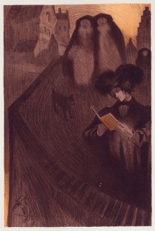 Dessin original pour les Maîtres de l'Affiche — Georges de Feure