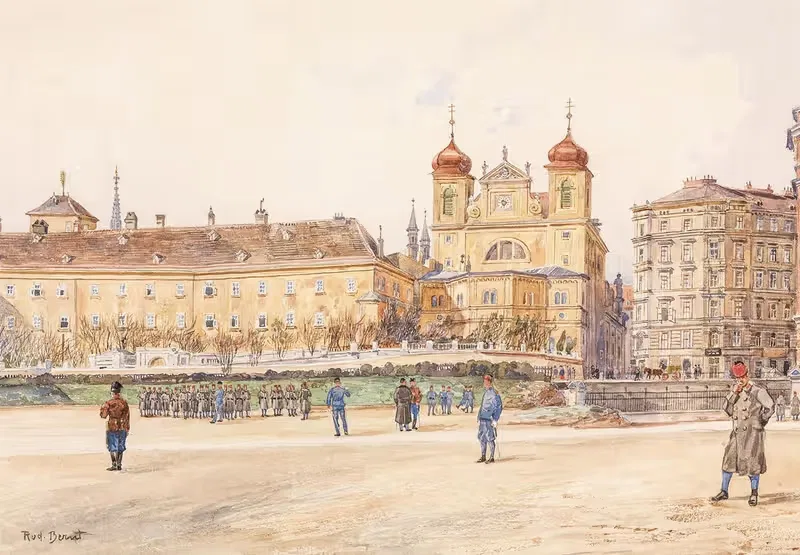 Dominikanerbastei Wien — Rudolf Bernt