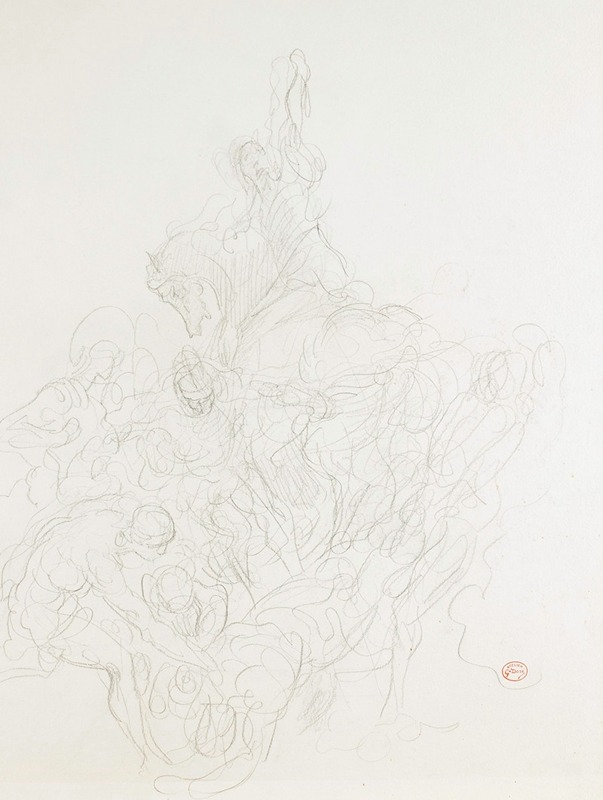 Goddess on Horseback by Gustave Doré — digital art print download