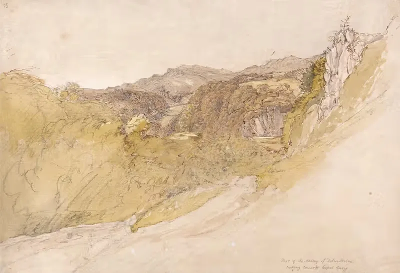 The Valley of Dolwyddelan — Samuel Palmer