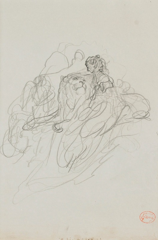 The Lion in Love by Гюстав Доре — digital art print download