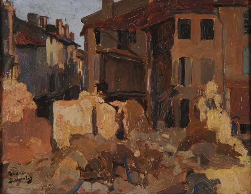 Руины, улица Мотроте by Андре Виктор Эдуар Девамбез, 1914-1918 — digital art print download