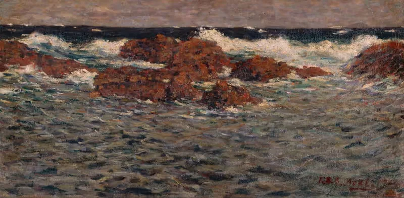 Морской пейзаж, Мера by Аоки Сигэру, 1904 — digital art print download