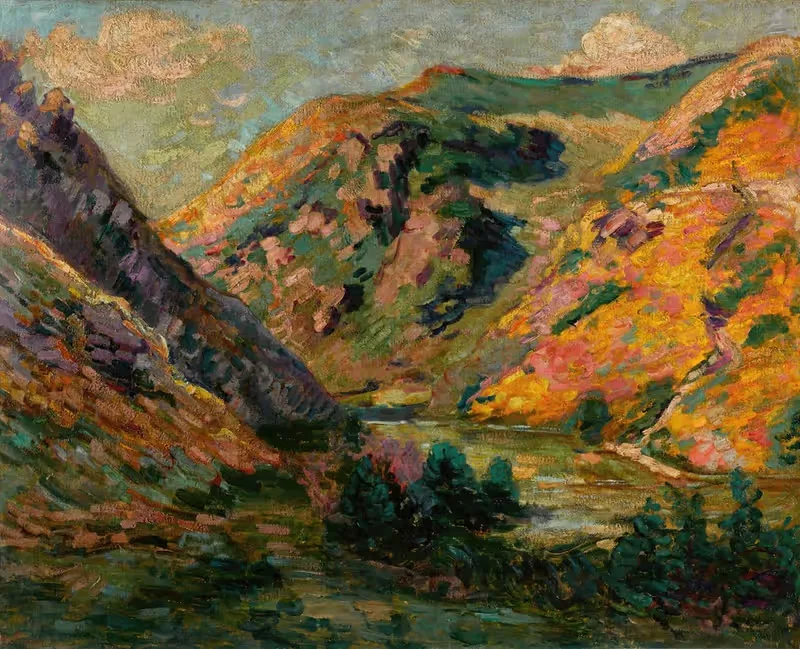 Лес Каролль, долина Люд by Арман Гийомэн, 1902 — digital art print download