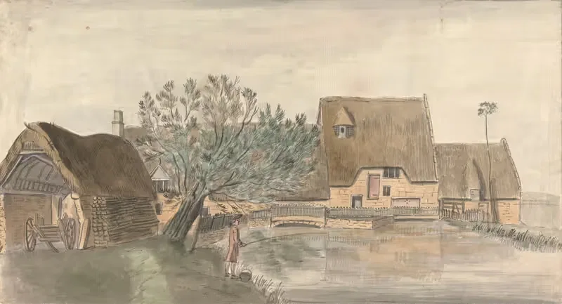 Мельница Нун, Нортгемптоншир by Капитан Фрэнсис Гроуз, 1762 — digital art print download