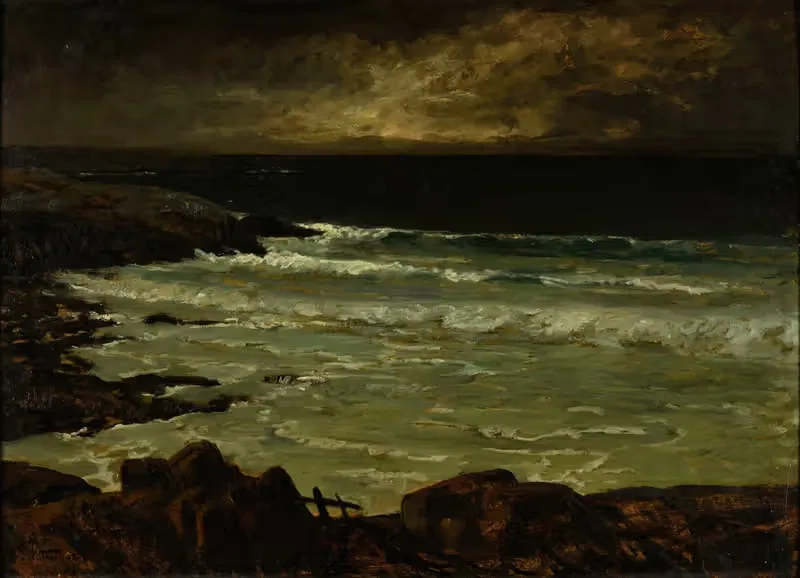 Temps d'orage sur la mer by Charles Cottet, 1904 — digital art print download