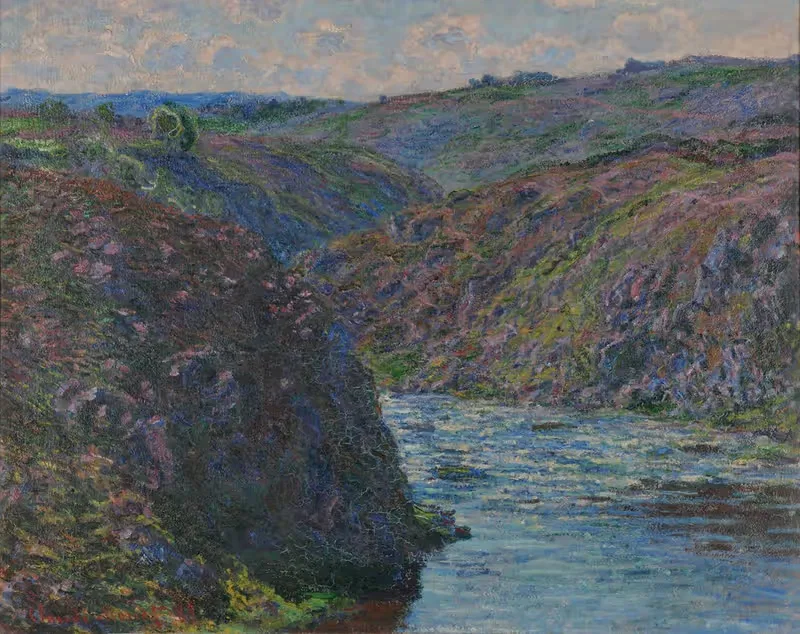 Ущелья Крез by Клод Моне, 1889 — digital art print download