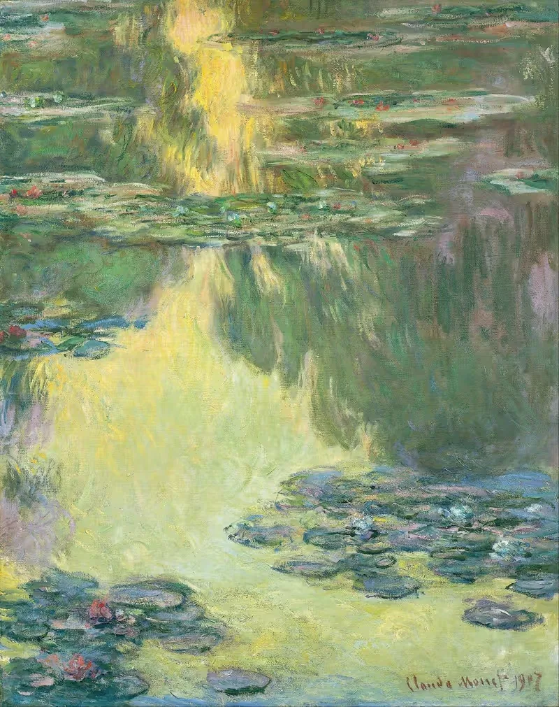Водяные лилии by Клод Моне, 1907 — digital art print download