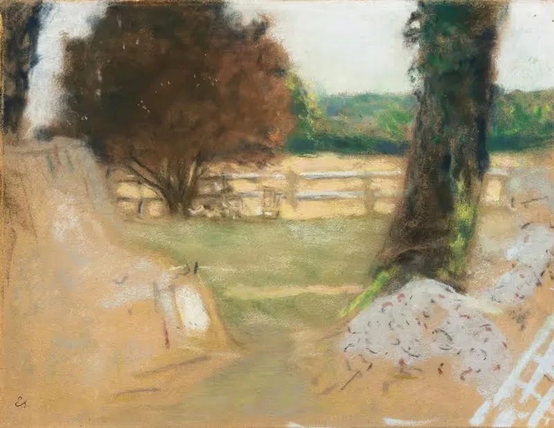 La Barrière blanche aux Clayes — Édouard Vuillard