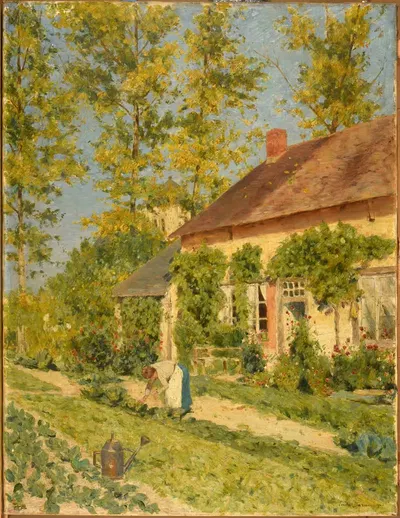 Октябрьское солнце by Эмиль Бара, 1900 — digital art print download