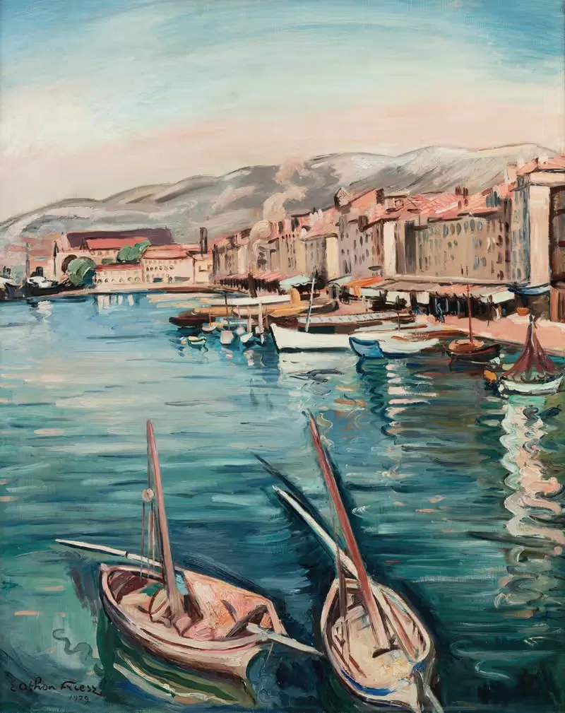 Порт Тулона by Эмиль Отон Фриз, 1929 — digital art print download
