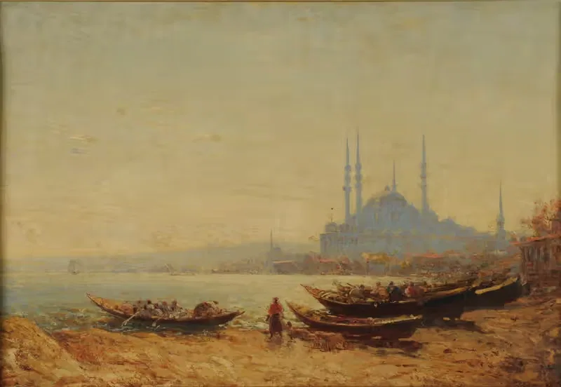 Le Bosphore au matin by Félix Ziem — digital art print download