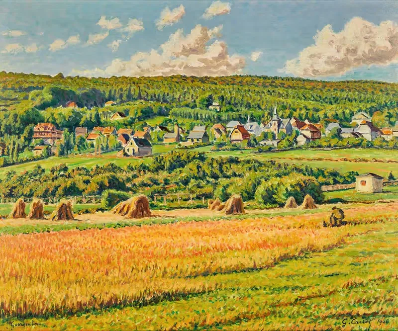Le village de Georgenborn — Гюстав Карьо