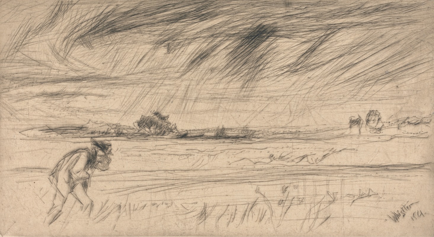 The Storm by Джеймс Абботт МаКнилл Уистлер, 1861 — digital art print download