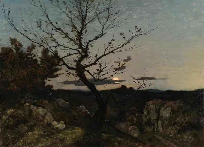 Лунный свет в окрестностях Марселя by Анри-Жозеф Арпиньи, 1889 — digital art print download