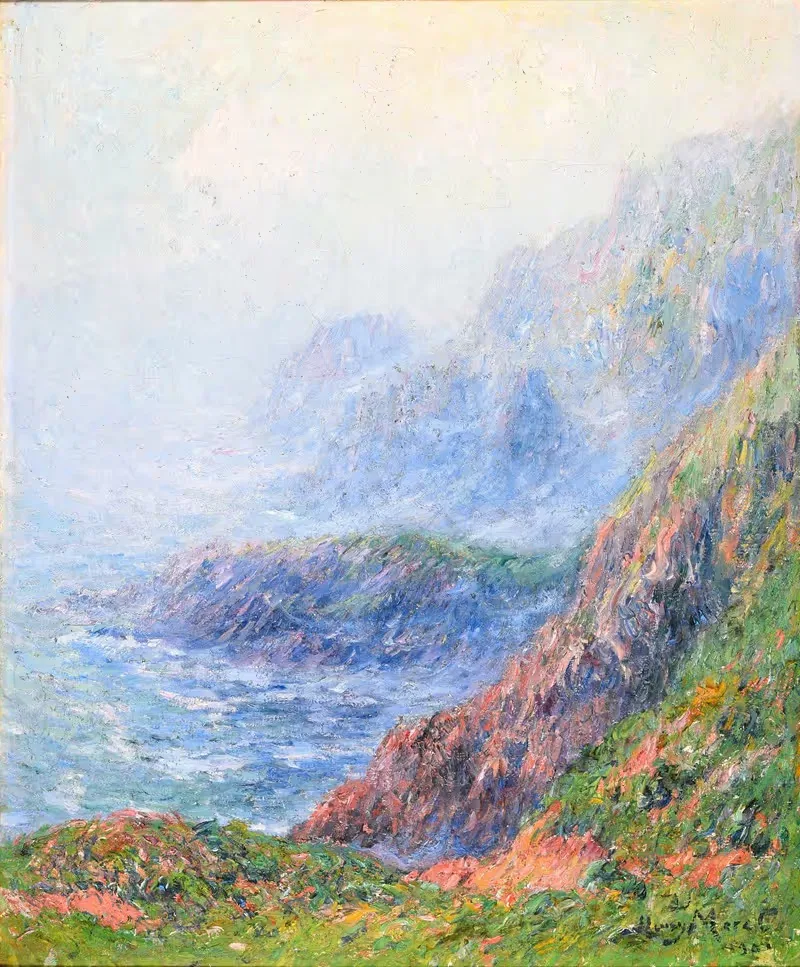 Туманный утренник на Уэссане by Генри Морет, 1901 — digital art print download