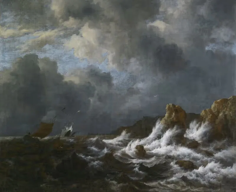 View from the Coast of Norway — Jacob van Ruisdael