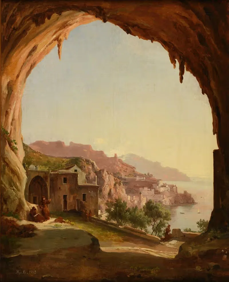 Монастырь by Жак-Раймон Брассас, 1828 — digital art print download