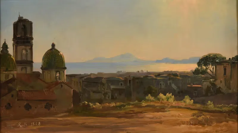 Vue de ville d'Italie — Jacques-Raymond Brascassat