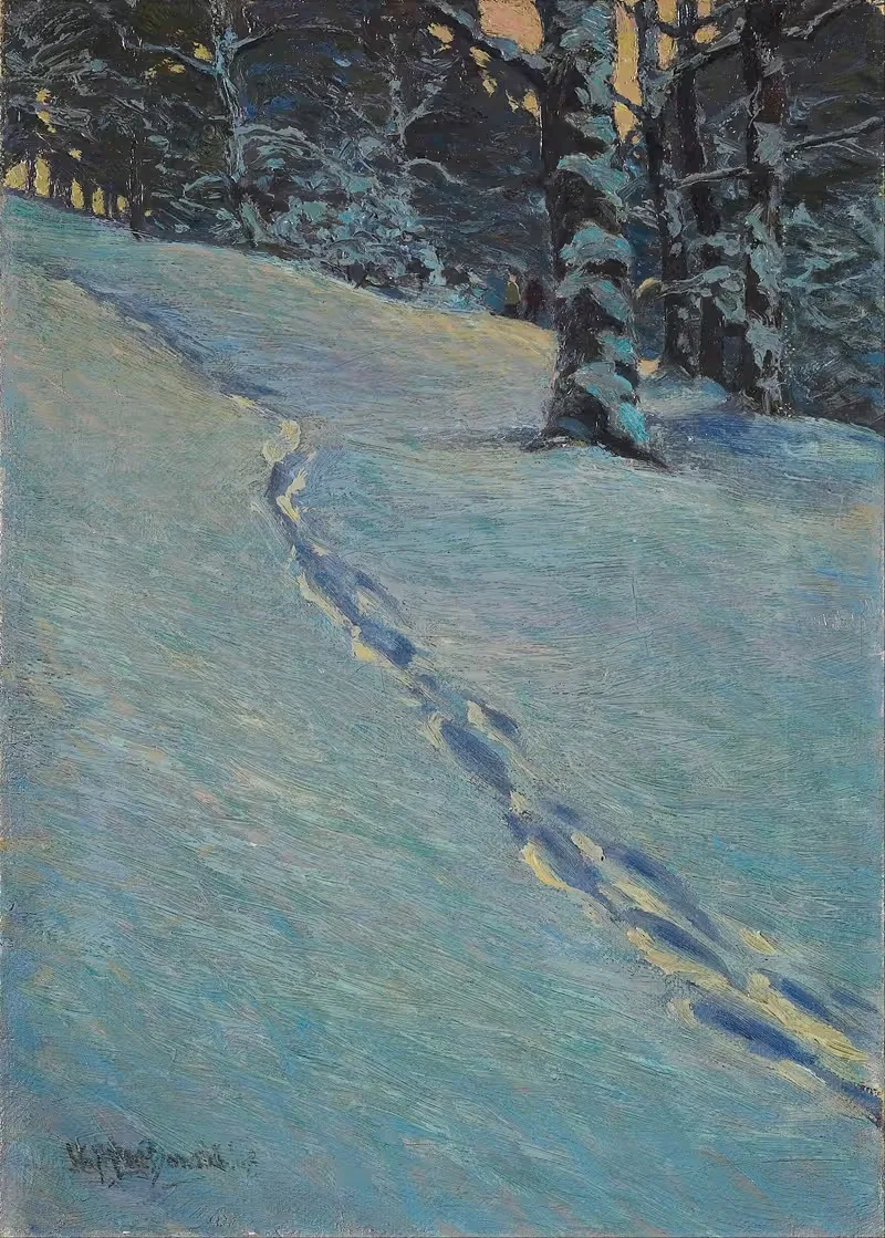 Утро после снега, Хай Парк by Джеймс Эдвард Херви Макдональд, 1912 — digital art print download