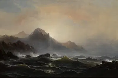 Морской пейзаж by Джеймс Гамильтон — digital art print download