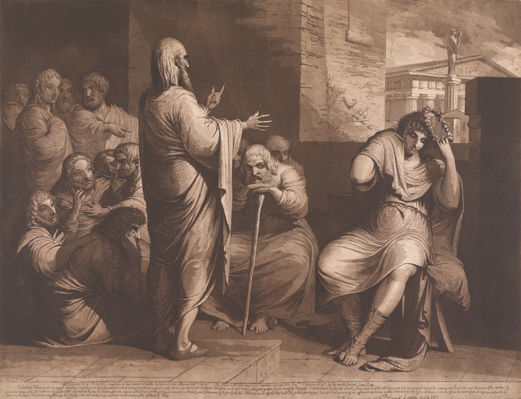 The Conversation of Polemon by Джеймс Барри, 1778 — digital art print download