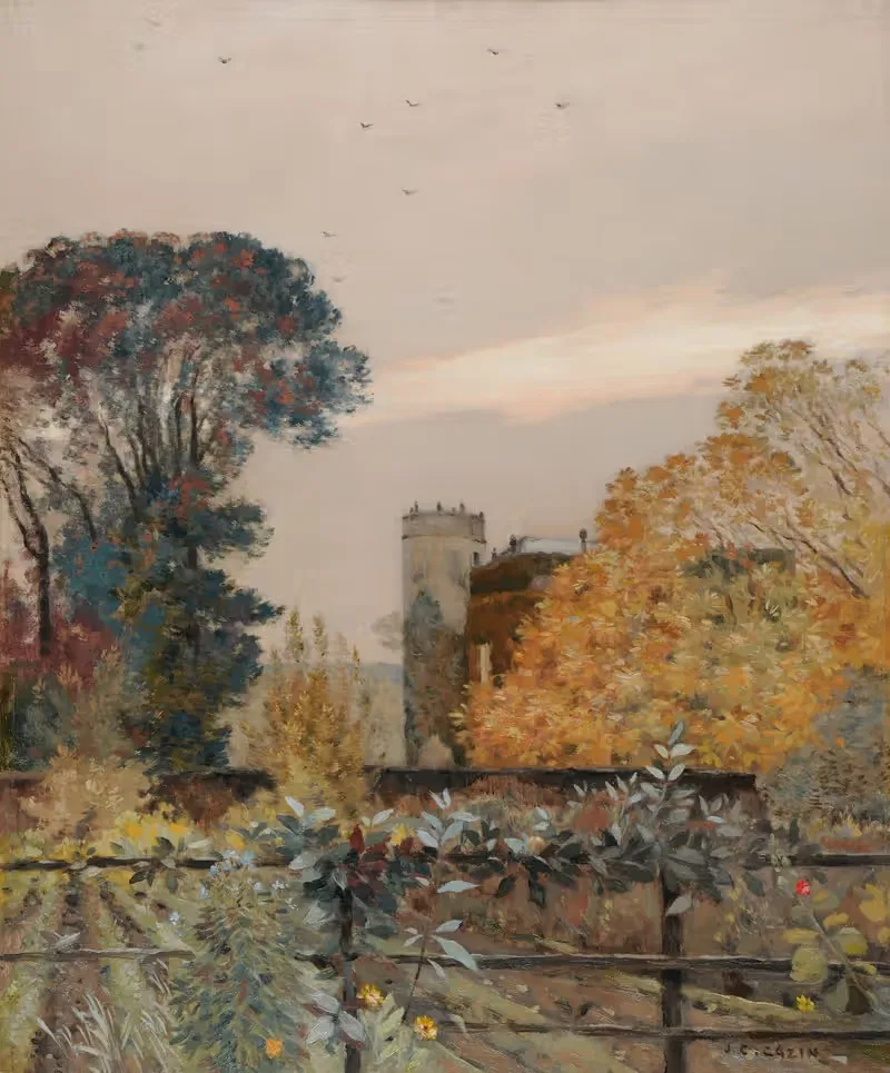 Château en Écosse by Jean Charles Cazin, 1871 — digital art print download