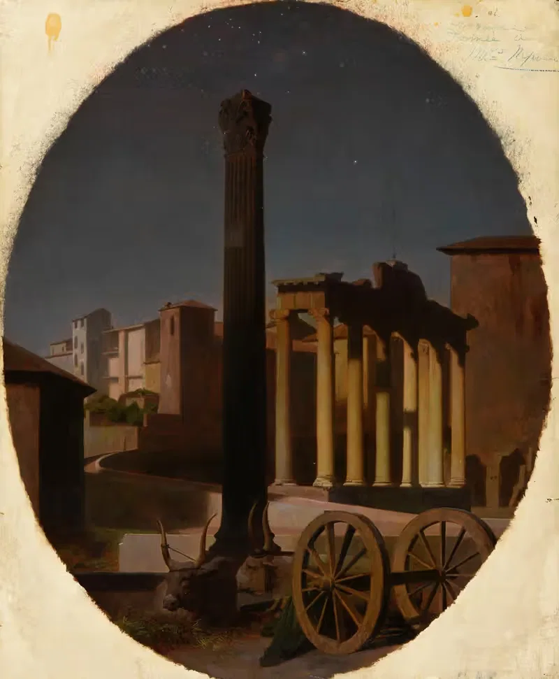 Форум, ночью by Жан-Леон Жерома, 1842 — digital art print download