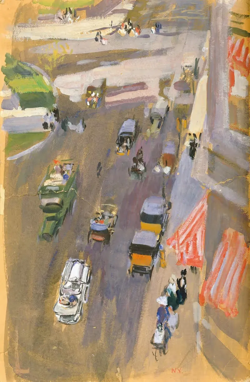 Пятая авеню, Нью-Йорк by Хоакин Соролья, 1911 — digital art print download