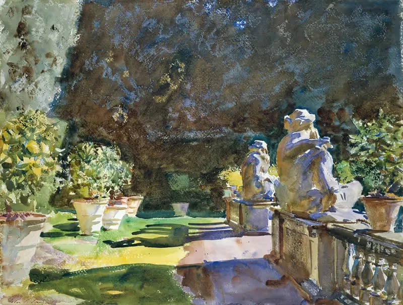 Вилла ди Марлия, Луcca by Джон Сингер Сарджент, 1910 — digital art print download