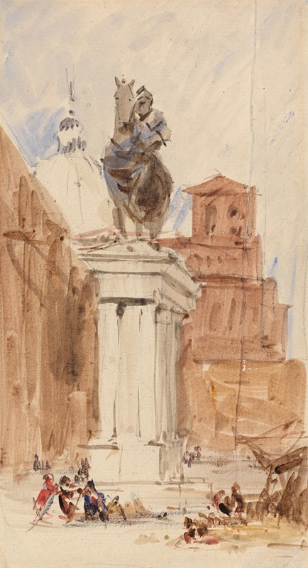The Colleoni Statue, Venice by Джеймс Холланд — digital art print download