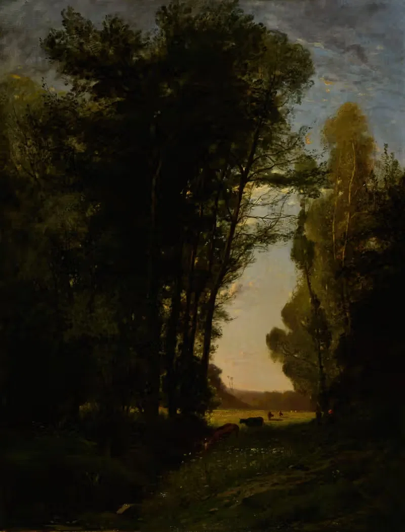 Paysage à Magny-les-Hameaux — Léon Flahaut