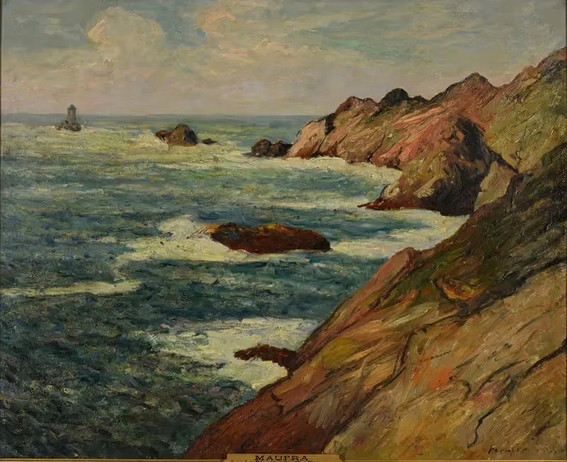 Пойнт дю Раз. Течения by Максим Мофра, 1897 — digital art print download