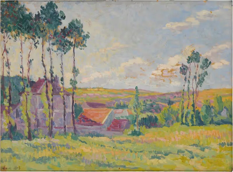 Мулинё, ткацкая фабрика by Максимильен Люс, 1903 — digital art print download