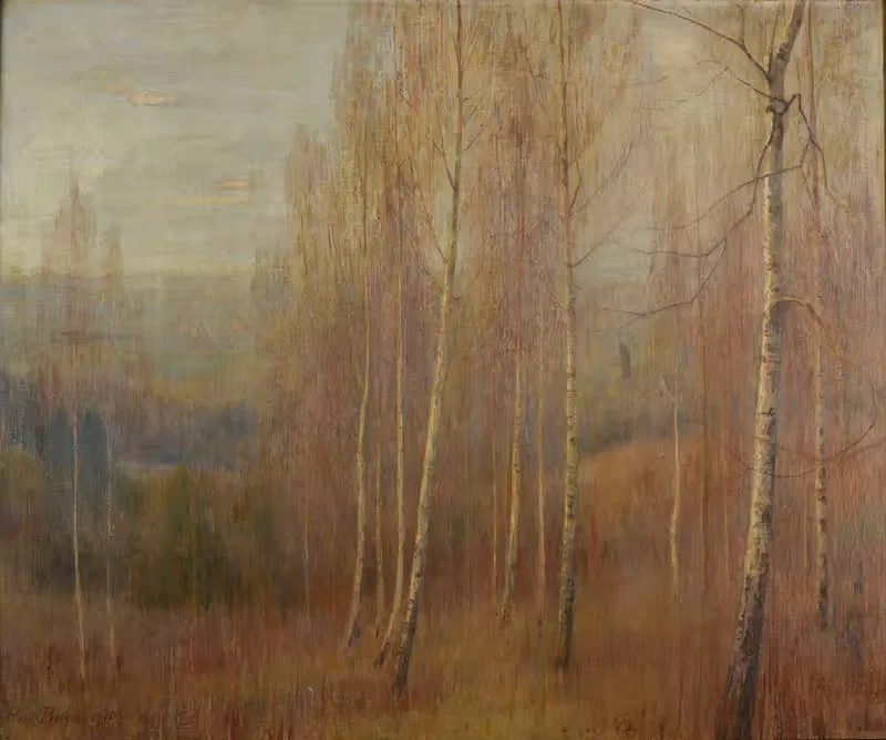 Березы. Зима by Поль Бокке, 1905 — digital art print download