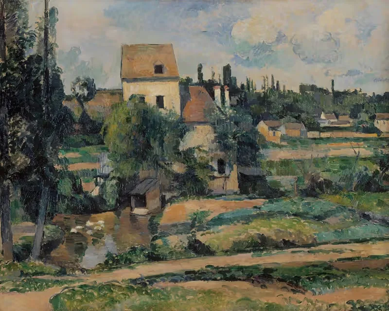 Mill on the Couleuvre at Pontoise — Paul Cézanne