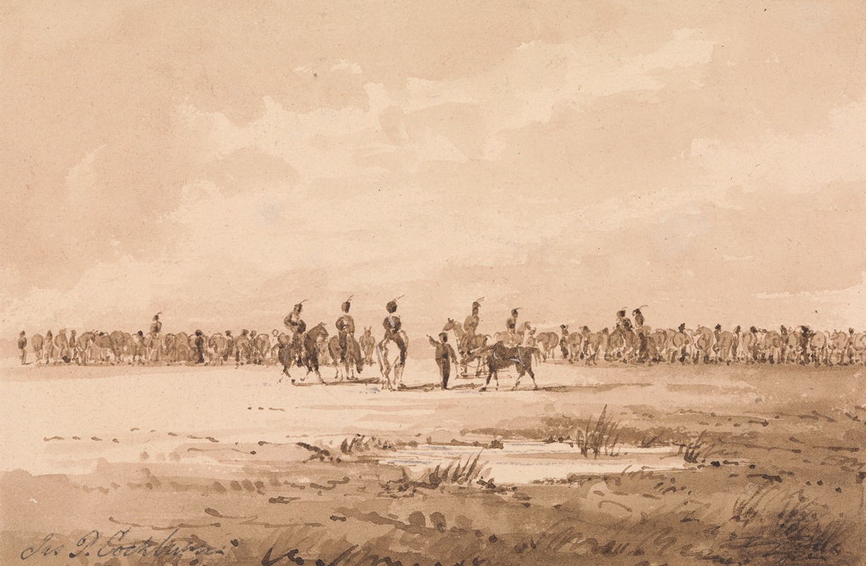 Dismounted Cavalry by Джеймс Паттисон Кокберн — digital art print download