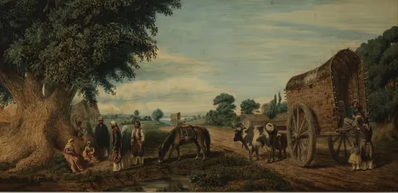 Un domingo en los suburbios de San Isidro — Prilidiano Pueyrredòn