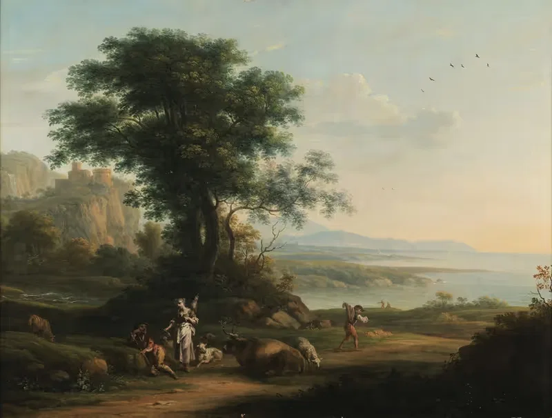Пасторальная сцена by Витторио Амедео Чинароли, 1750-1800 — digital art print download