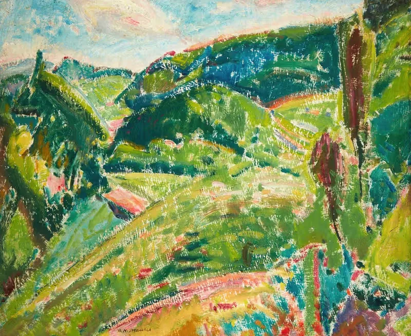 Landscape by Alfred Henry Maurer — digital art print download